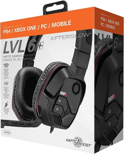 Afterglow Lvl 6+ Haptic Gaming Headset (ps4/xbone/pcd/mobile) (PS4 Cascos) Lamee Software