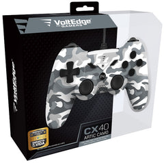 Voltedge Wired Controller Cx40 Artic Camo (ps3/pc) (PS4 Mando) Plaion