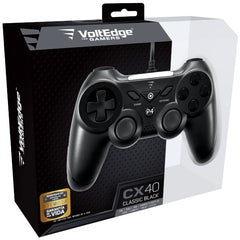 Voltedge Wired Controller Cx40 Black (negro) (ps3/pc) (PS4 Mando) Plaion