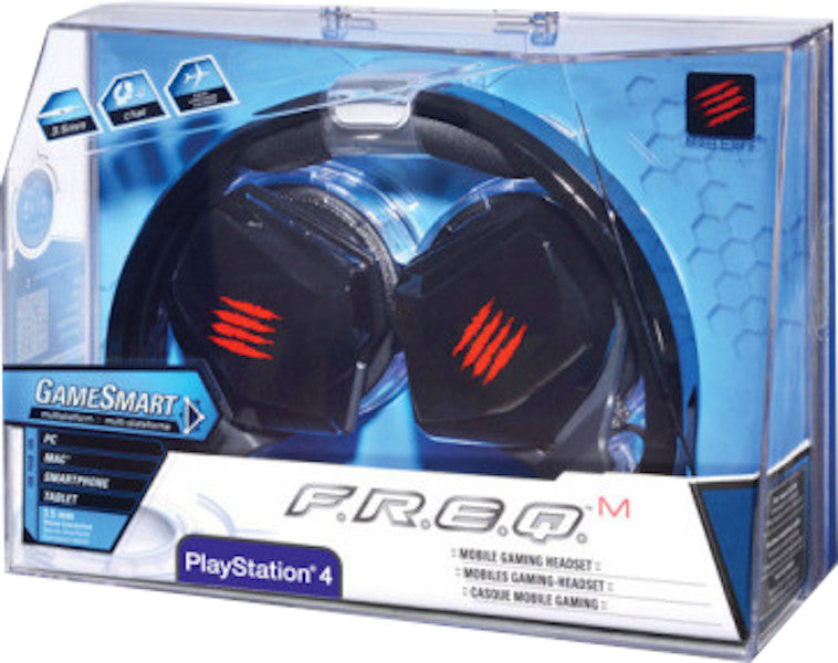 Mad Catz F.r.e.q Mobile Gaming Headset Negro Brillante (ps4/pc/mac/mob) (PS4 Cascos) Lamee Software