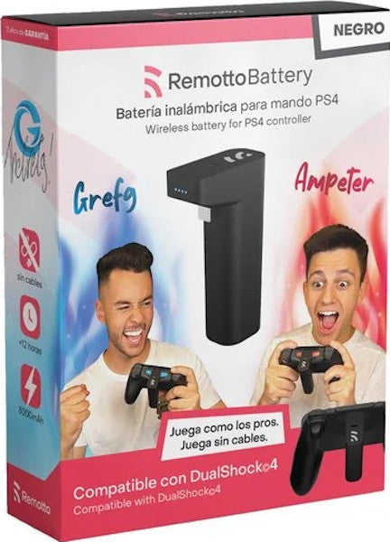 Remotto Battery Bateria Inalambrica Para Mando Ps4 / Ps5 (PS4 Batería remota) Lamee Software