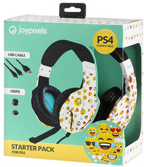 Indeca Starter Pack Joypixels (headset/dual Charging/grips) (PS4 Pack) Indeca