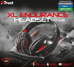 Trust Xl Endurance Headset Gxt 330 Black (ps4/pc/one) (PS4 Cascos) Trust