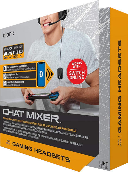 Bionik Chat Mixer Gaming Headset (ps4/xbx/xbo/nsw/lite) (PS5 Cascos) Lamee Software