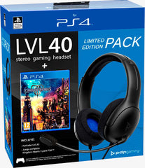 Pdp Lvl 40 Wired Stereo Gaming Headset Black (negro) + Kingdom Hearts Iii (ps5/ps4) (PS5 Cascos) Pdp