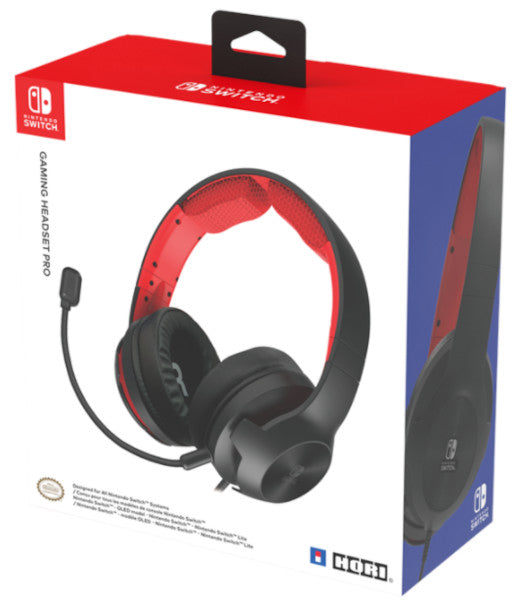 Hori Gaming Headset Pro Black (negro) (lite/oled) (Switch Cascos) Hori