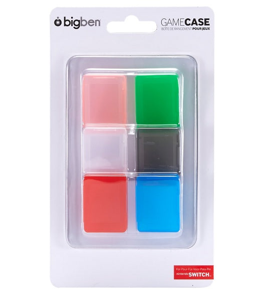 Bigben Game Case (set De 6 Cajas Para Cartuchos) (Switch Funda) Nacon