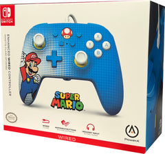 Power A Enhanced Wired Controller Super Mario Pop Art (Switch Mando) Power A