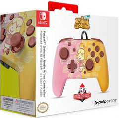 Pdp Faceoff Deluxe Audio Wired Controller Animal Crossing: Isabelle (Switch Mando) Pdp