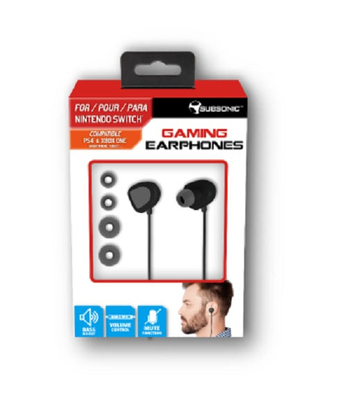 Subsonic Gaming Earphones (ps4/xbone/smartphone/tablets) (Switch Auriculares) Subsonic