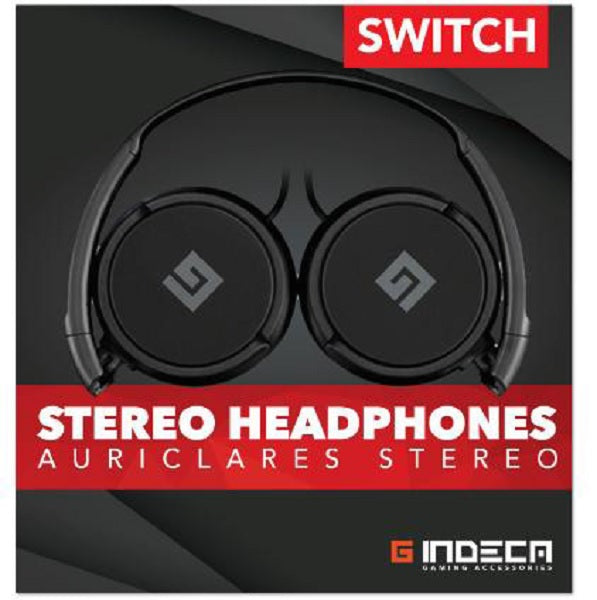 Indeca Auriculares Stereo Headphones Plegables (Switch Cascos) Indeca