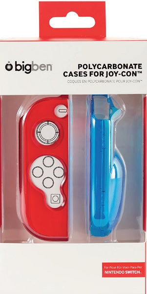 Bigben Polycarbonate Cases For Joy-con (set Of 2) (Switch Funda) Nacon