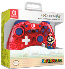 Pdp Rock Candy Wired Controller Super Mario Red (rojo/mario) (Switch Mando) Pdp