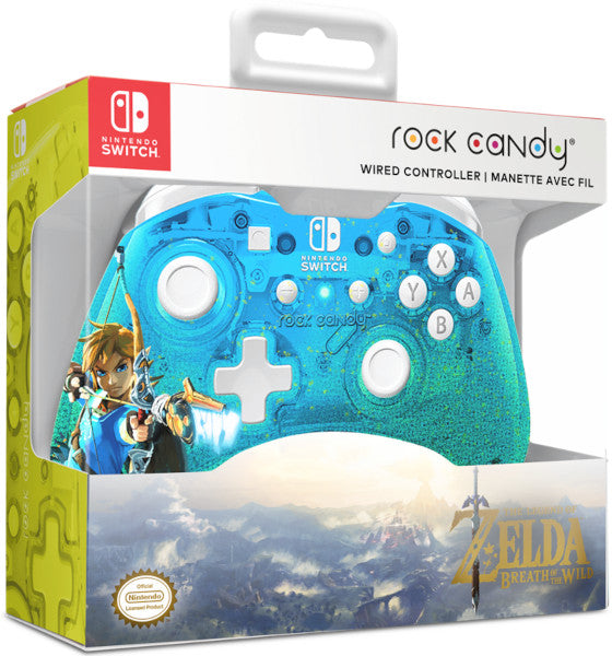 Pdp Rock Candy Wired Controller Zelda Breath Of The Wild Blue (azul) (Switch Mando) Pdp