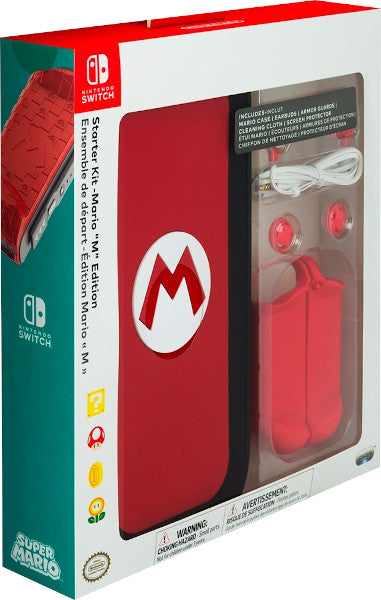 Pdp Starter Kit Mario M Edition (oficial) (Switch Pack) Pdp