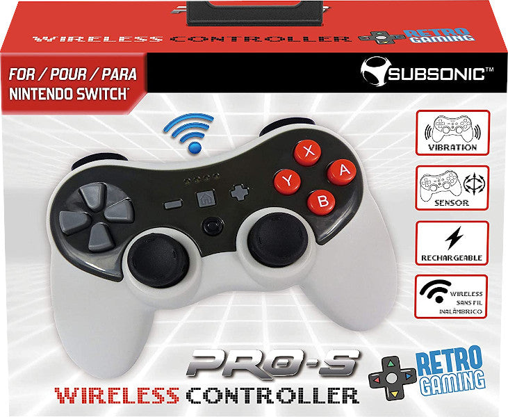 Subsonic Wireless Controller Pro-s Retro Gaming (nes) (Switch Mando) Subsonic