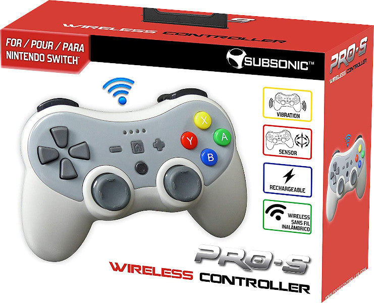 Subsonic Wireless Controller Pro-s Retro Gaming (snes) (Switch Mando) Subsonic