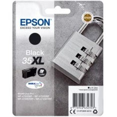 Cartucho tinta epson c13t35914010 negro 35xl - 2600 paginas - candado