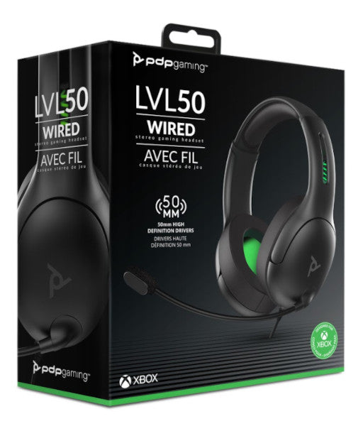 Pdp Wired Headset Lvl50 Avec Fil (gris) (xbox Series) (Xbox One #Category3) Pdp