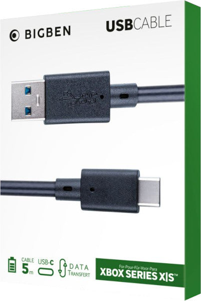 Bigben Usb Cable 5 Metros (Xbox Series X Cable USB) Nacon