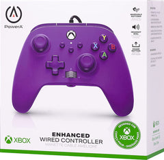 Power A Enhanced Wired Controller Royale Purple (xbone/pc) (Xbox Series X Mando) Power A