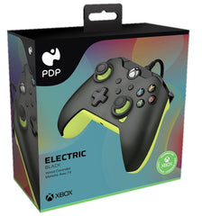 Pdp Wired Controller Electric Black + Game Pass 1 Mes (xbone/pc) (Xbox Series X Accesorio) Pdp