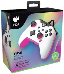 Pdp Wired Controller Fuse White + Game Pass 1 Mes (xbone) (Xbox Series X Mando) Pdp