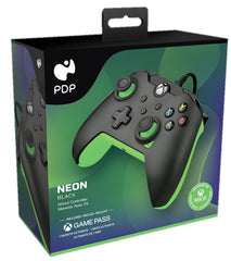 Pdp Wired Controller Neon Black + Game Pass 1 Mes (xbone) (Xbox Series X Mando) Pdp