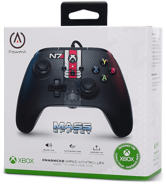 Power A Enhanced Wired Controller Mass Effect (xbone/pc) (Xbox Series X Mando) Power A