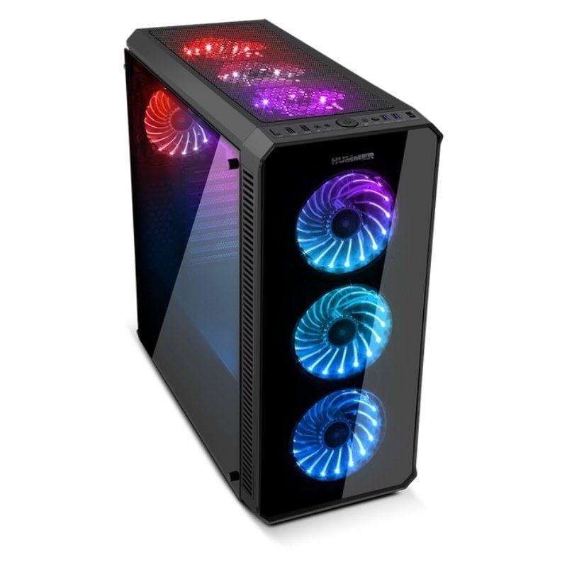 Caja Gaming Torre Nox Hummer TGX Rainbow