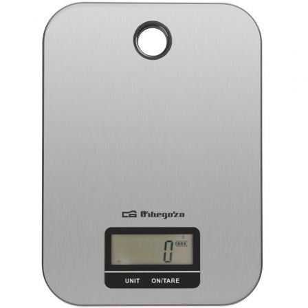 Báscula de Cocina Electrónica Orbegozo PC 1019/ hasta 5kg/ Plata