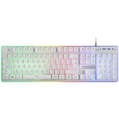 Pack Gaming Mars Gaming MCPX/ Teclado H-MECH + Ratón ptico + Alfombrilla/ Blanco