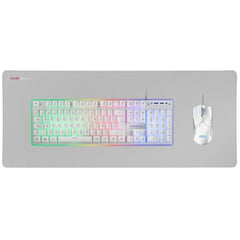 Pack Gaming Mars Gaming MCPX/ Teclado H-MECH + Ratón ptico + Alfombrilla/ Blanco