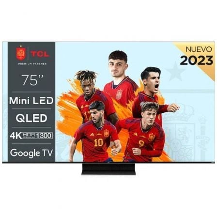 Televisor TCL QLED-Mini LED 75C805 75"/ Ultra HD 4K/ Smart TV/ WiFi