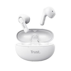 Auriculares Bluetooth Trust Yavi ENC con estuche de carga/ Blancos