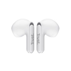 Auriculares Bluetooth Trust Yavi ENC con estuche de carga/ Blancos