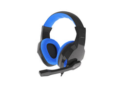 Auriculares Gaming Genesis Argon 100 2.0 Mini Jack Negro-azul