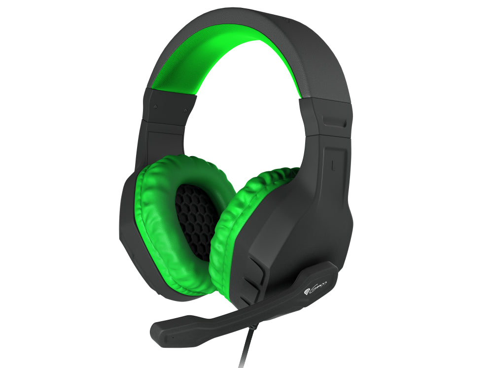 Auriculares Gaming Genesis Argon 200 2.0 Mini Jack Negro-verde