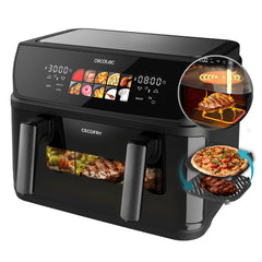 Cecotec Cecofry&Grill Duoheat 10000 Doble 10 L Independiente 2800 W Freidora de aire caliente Negro