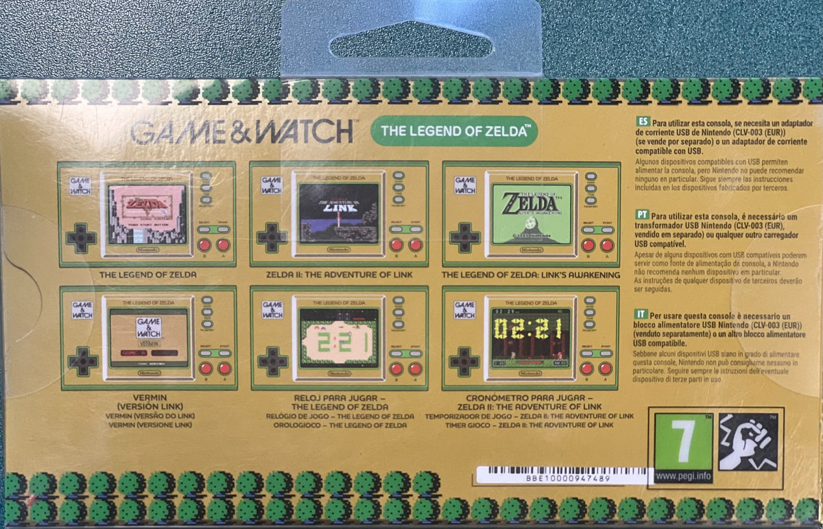 Nintendo Game & Watch: The Legend Of Zelda (Consola) Nintendo