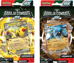 Pokemon Juego De Cartas.baraja Combate Ex (lucario Ex / Ampharos Ex) (esp) (Cartas)