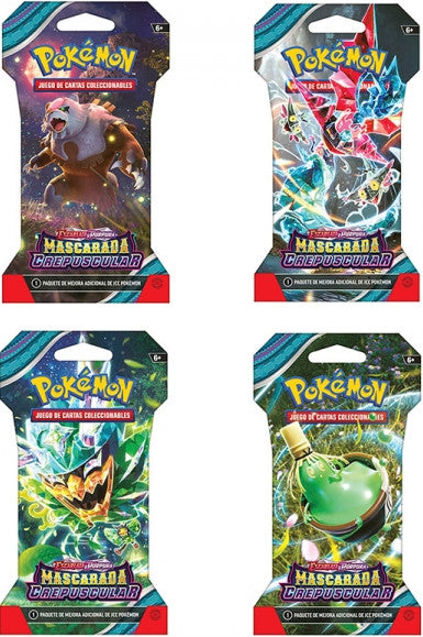 Pokemon Juego De Cartas Col. Escarlata Y Purpura Mascarada Crepuscular En Blister (esp) (Cartas)