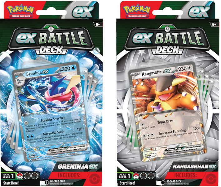 Pokemon Juego De Cartas Col. Baraja De Combate Ex (greninja Ex / Kangaskhan Ex)(esp) (Cartas)