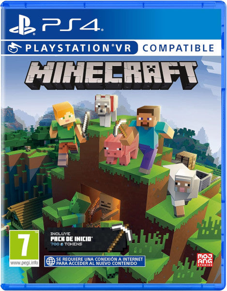 Minecraft Starter Collection: Incluye Pack De Inicio 700 Tokens (vr) (PS4) Sony