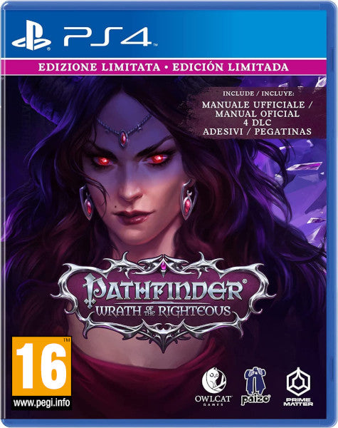 Pathfinder: Wrath Of The Righteous -edicion Limitada- Sony Playstation 4 PS4