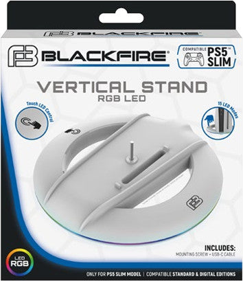 Blackfire Vertical Stand Rgb Led Slim Model (standard & Digital) (PS5 Split Pad) Blackfire