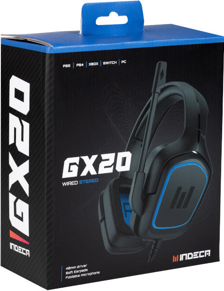 Indeca Wired Stereo Headset Gx20 (ps5/xbx/ps4/switch/pc) (PS5 Auriculares) Indeca