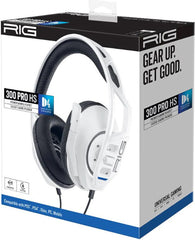 Rig Premier Gaming Headset 300 Pro Hs White (blanco) Ps5/ps4/xbox/pc/mobile (PS5 Cascos) Nacon