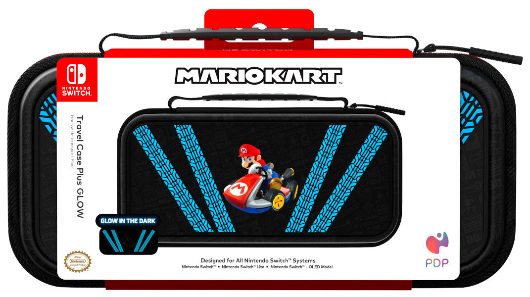 Pdp Travel Case Plus Glow Mario Kart (switch/lite/oled) (Switch Funda) Pdp