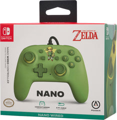 Power A Nano Wired Controller Zelda Toon Link (green/verde) (Switch Mando) Power A